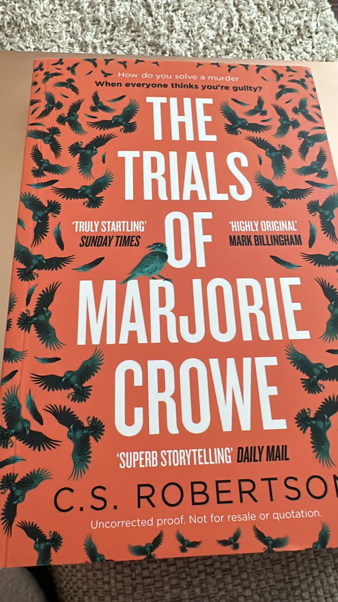 Fans of @CraigRobertson_ are in for a treat in January. This is his best yet 🙌 #witches #CrimeFiction