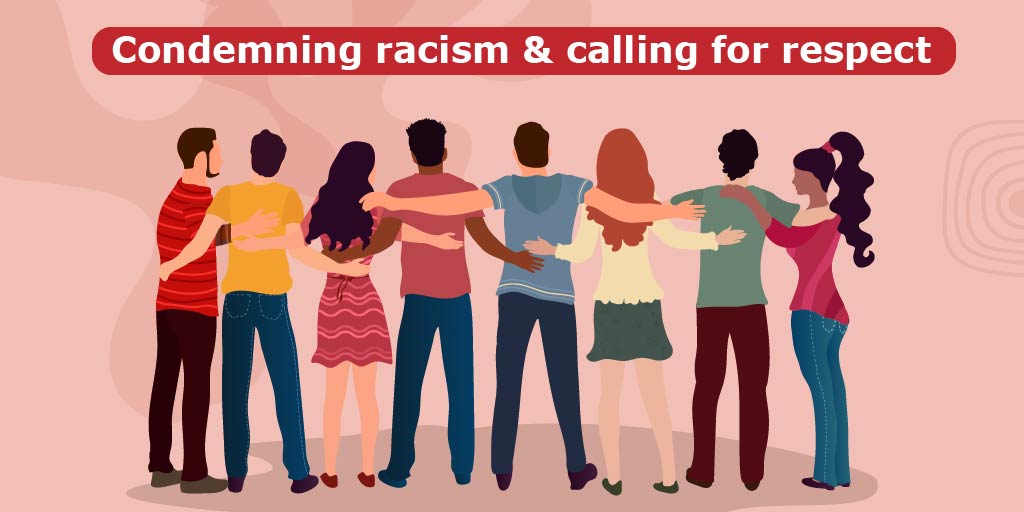 Amid reports of rising intolerance, the #EURightsAgency stands firmly against all intolerance &amp; racial discrimination, including hate speech &amp; violence.  We call for respect &amp; efforts to ensure the safety of all communities in the EU.
🔗See FRA statement: fra.europa.eu/en/news/2023/t…
