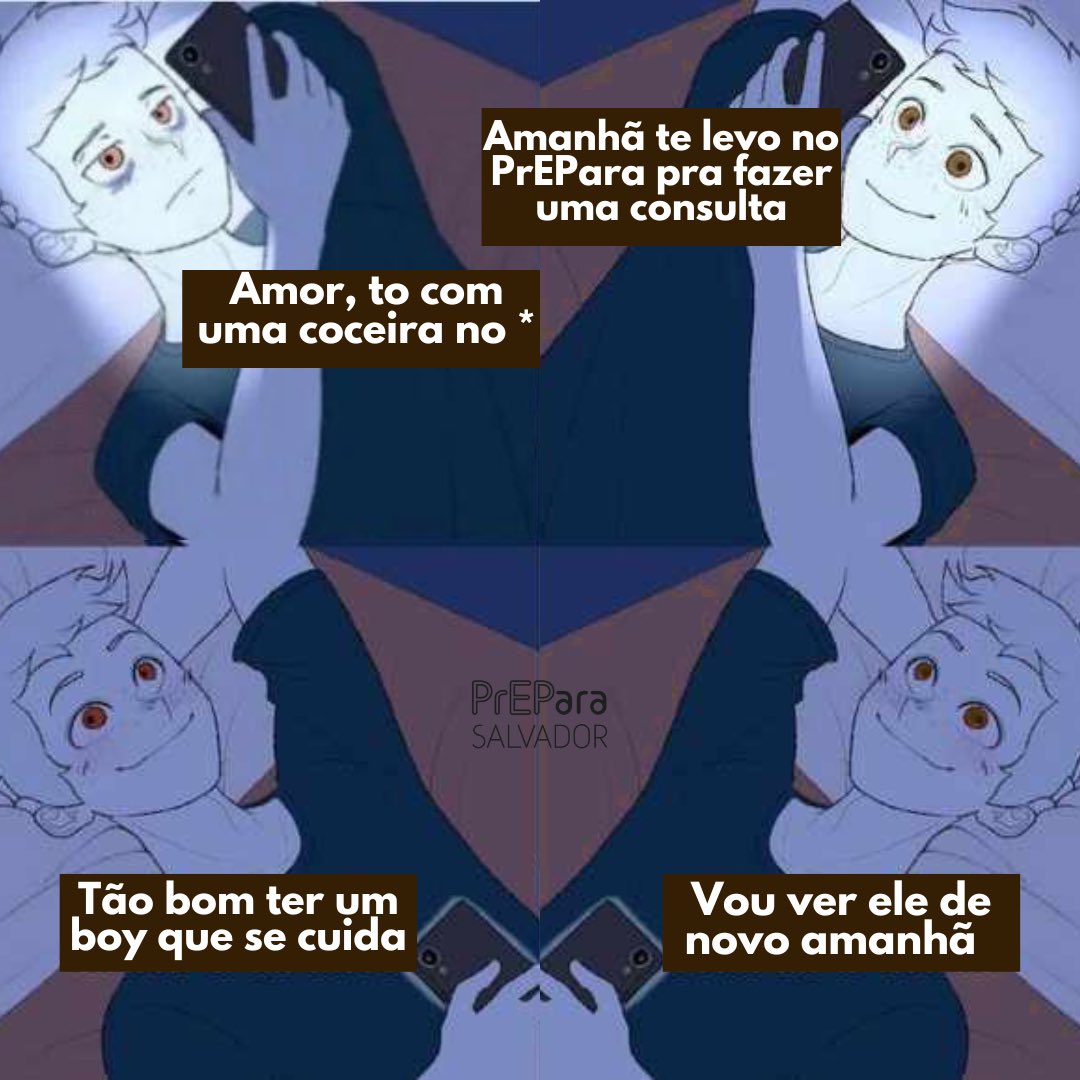 prepsalvador's tweet photo. Aqui é assim querides! Quem faz acompanhamento conosco também pode trazer a parceria para fazes testes caso apareçam sintomas. Cuidar do seu ou da sua bê também faz parte da prevenção.😘😘 #prevencaocombinada #testagensrapidas #prep1519 #prep1519escolhas https://t.co/t6GzDMLKTS