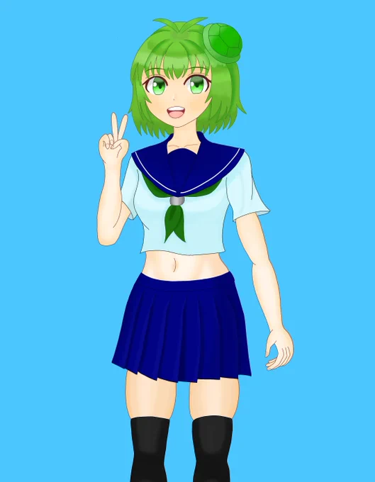 今描いてる素体に今のアイコンの衣装着せようと思うけど、もっとオリジナリティが欲しいね 何を追加しようか悩むなぁ…