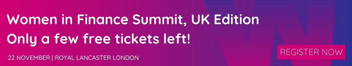 Not long now until the Women in Finance Summit on 22 November at the Royal Lancaster in London!

Explore the agenda and speakers here: buff.ly/3QKYm63

Register for your FREE place at the summit here: buff.ly/472Fc17

We hope to see you there!  

#WIFUKSummit