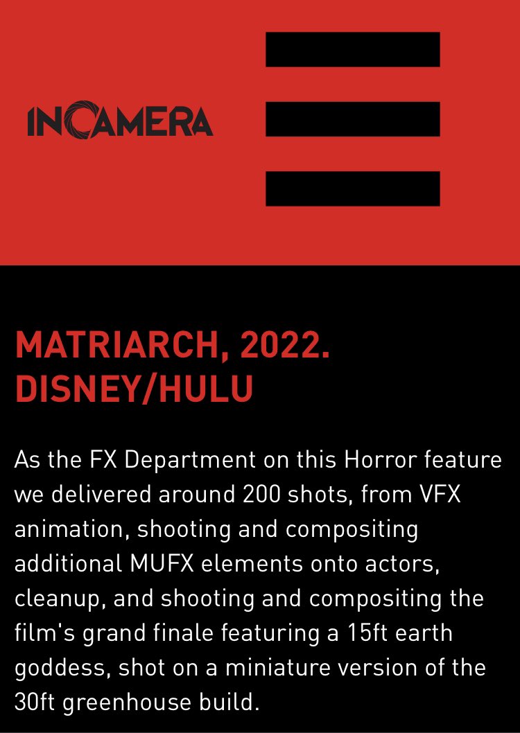 BenSteiner_Film's tweet photo. Hi @InCameraFX please stop taking credit for shooting and compositing my film’s ‘grand finale’. As you know, the vast majority of that work was done by the film’s DoP and the VFX team that was brought in to replace you after Hulu rejected your VFX work on a number of scenes. 1/2 https://t.co/ULyYbrtMW0
