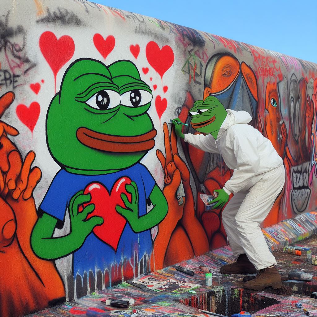 Love is the most powerful weapon against the chaos of war 💚

#PepeIsLove #Pepe