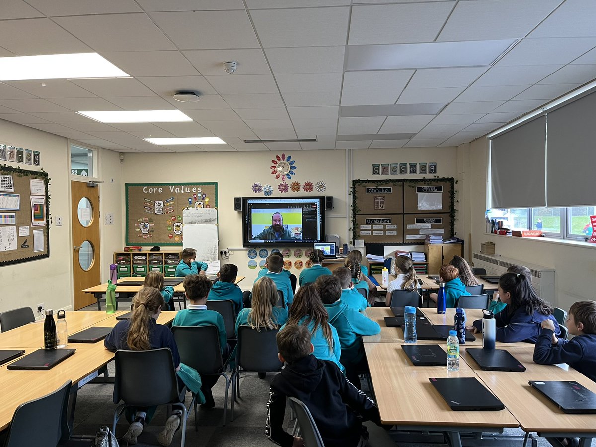 Today we were lucky enough to join in a virtual lesson with St Fagans all about WW2 #article28