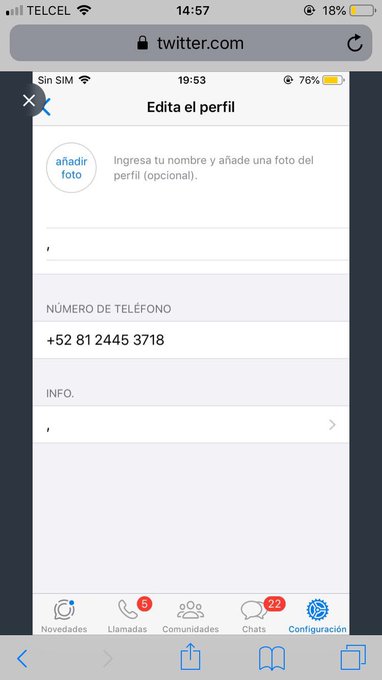Este es mi WhatsApp y los que gusten Trasferirme lo que quieran de Dinero, me Env&iacute;an Foto de la Trasferencia
