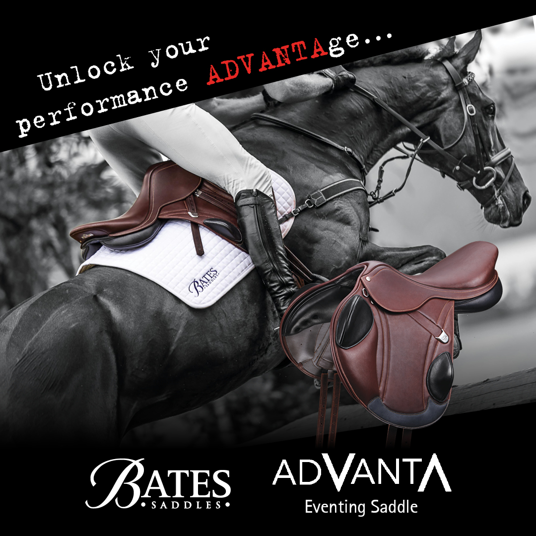 Introducing the Bates Advanta! This ultra-close contact eventing saddle from our Official Saddle Partner @batessaddles is engineered for perfect connection between you and your horse. Find your competitive advantage at batessaddles.com #Ad #BritishEquestrianPartner