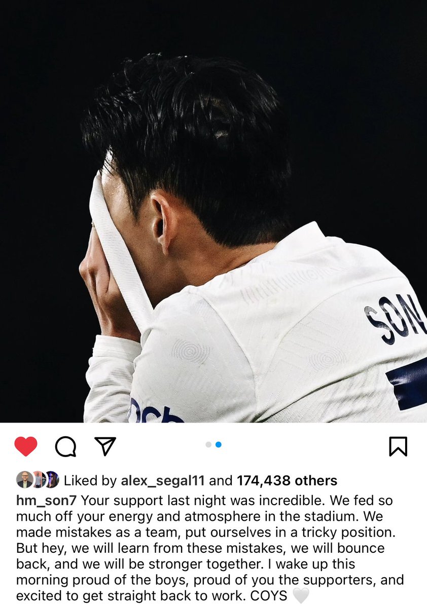 thespursweb's tweet photo. Sonny on Instagram 👇 https://t.co/xqzTOv85eT