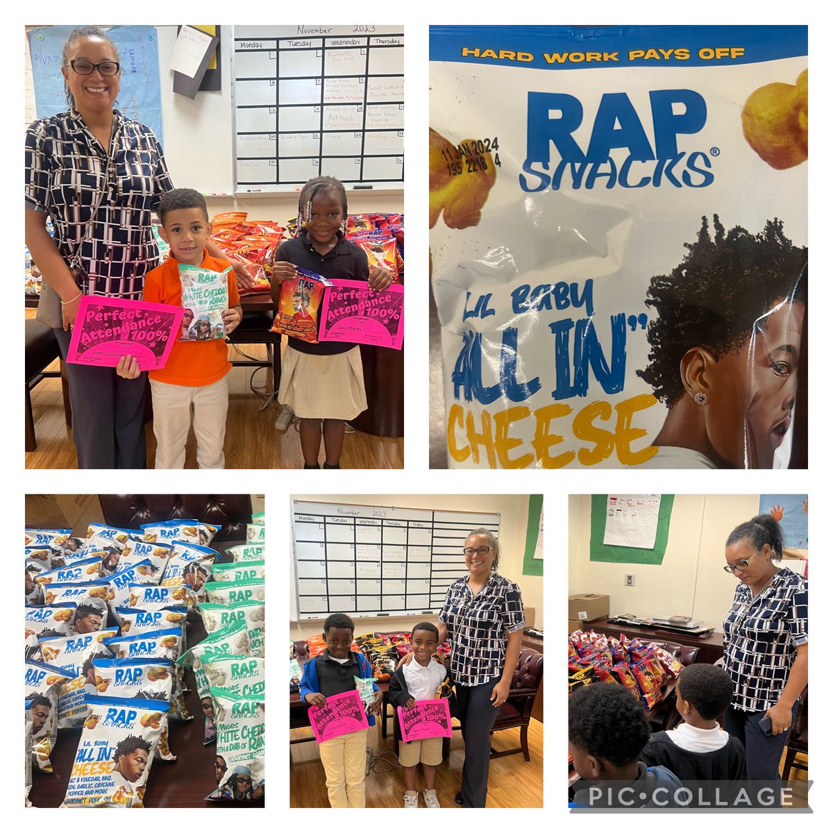 CarolCityElem's tweet photo. Perfect Attendance Reward for our baby chiefs. Thank you Taylor McCain , COO for the donation. #RAPchips @MDCPSNorth @iAttend_MDCPS @YeseniaAponte05 @AutlerRachel @alexsantoyo75 https://t.co/QutRhm5Skx