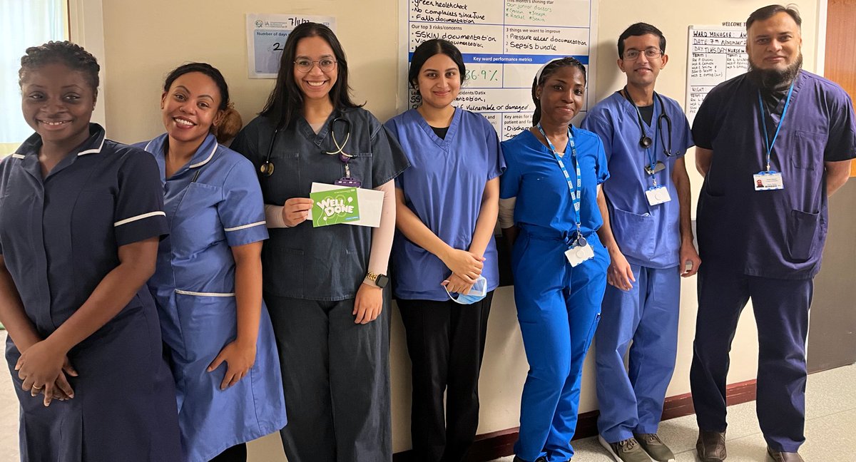 myward2ddh's tweet photo. Today we are celebrating our amazing junior doctors who are this months ward 2 staff stars. Well done Sanam, Rachel, Sewa &amp; Joseph you are all amazing! @DomMyht @MidYorkshireNHS @MY_LenRichards @amystones4 @MidYorksMESH #ThankYou #DreamTeam https://t.co/BShPvbth1W