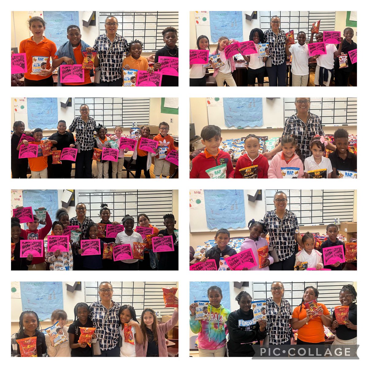 CarolCityElem's tweet photo. Our staff and students loved their Perfect Attendance reward! Thank you, Taylor, McCain, COO #RAPchips @MDCPSNorth @MDCPS @SuptDotres @YeseniaAponte05 @iAttend_MDCPS https://t.co/JKeGJCjtxB