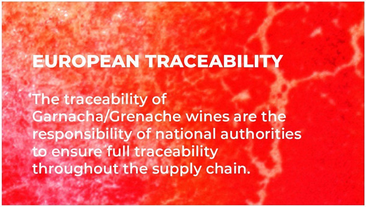 PDO and PGI products represent the excellence of European agricultural production developed under a legal framework. Among the main factors influencing the safety of these products is the importance of traceability systems.

#EuropeanQualityWines #EnjoyitsfromEurope #GarnachaWine