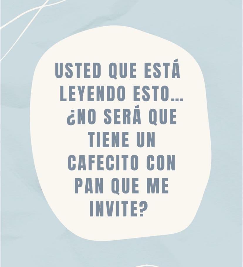 ¡Buenos días! ☀️☀️☀️
¿Cafecito? ☕️☕️☕️