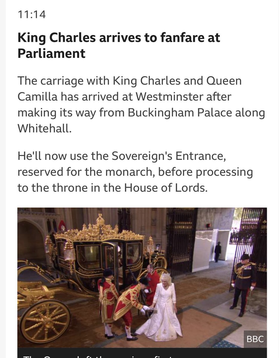 Fanfare of boos and shouts of not my king. ⁦<a href="/BBCNews/">BBC News (UK)</a>⁩ making no mention of large protest outnumbering onlookers.
