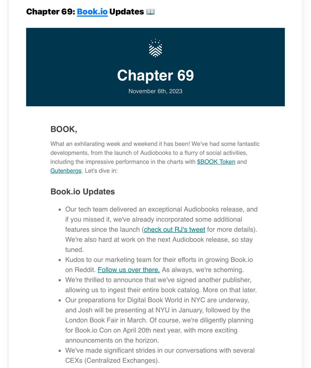 CM_Tibor's tweet image. My all time favourite newsletter is here 😍

#ILoveReading❤️ #KnowledgeIsPower #KnowledgeIsFreedom @book_io $book #ogbookclub #Cardano $ADA #Web3