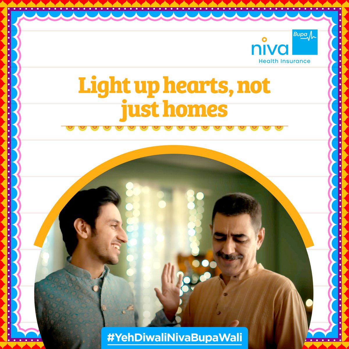 Light up your parents' lives this Diwali with the gift of health with Niva Bupa Health Insurance 🪔✨ #YehDiwaliNivaBupaWali #HappyDiwali #Diwali2023 #NivaBupaHealthInsurance #Topical #trending #festiveseason #festivevibes #gifting #giftingseason #festivaloflights #diwaligifts