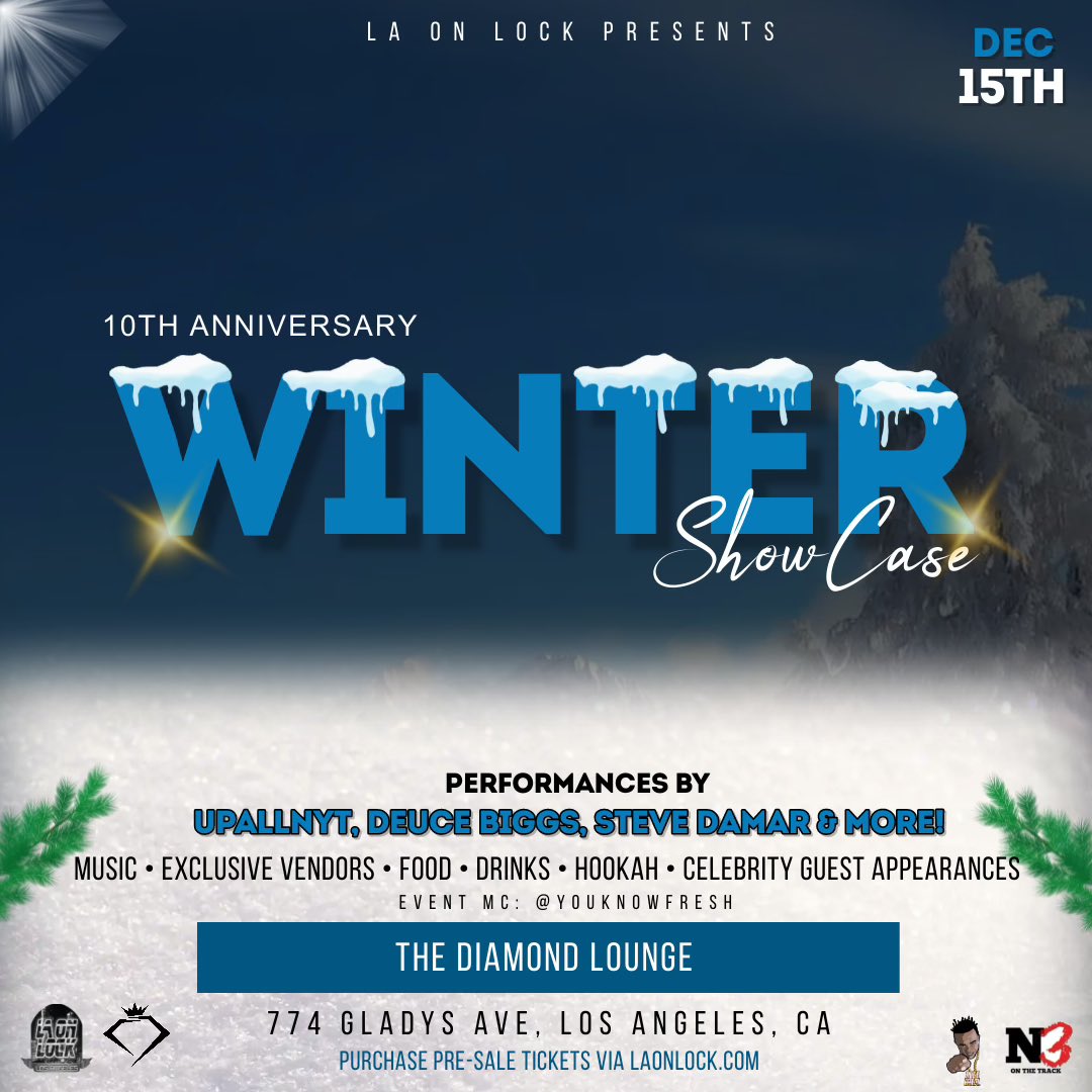 N3OnTheTrack's tweet photo. We celebrating a decade of #LAOnLock! SAVE THE DATE!!! https://t.co/M4Hhjs5fan