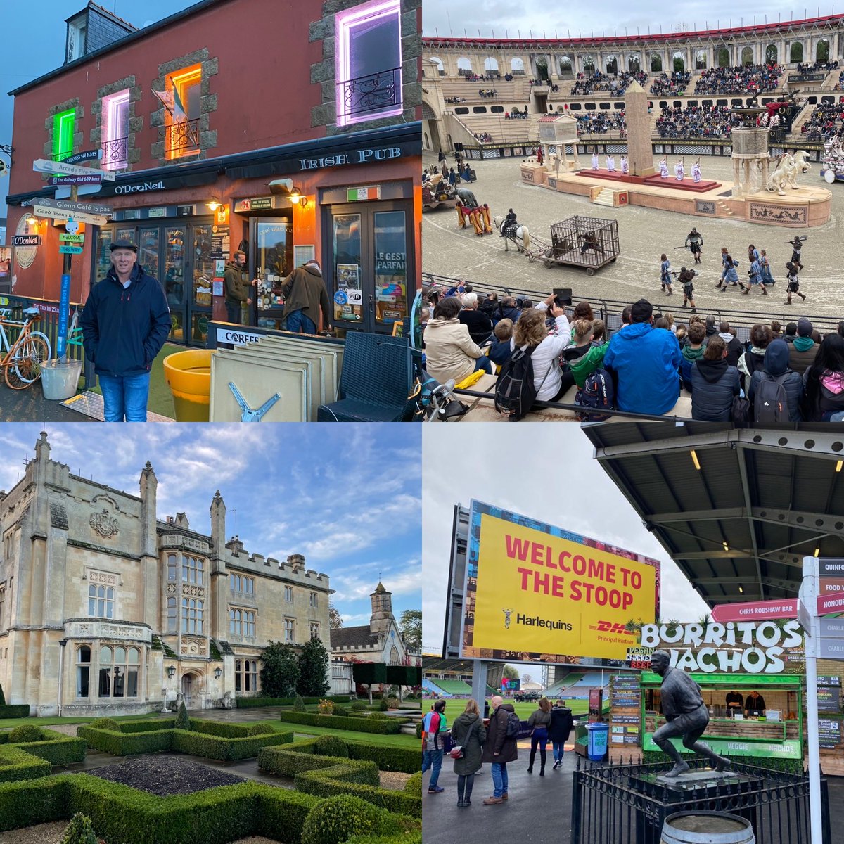 Much has happened since my last post. SA have been crowned WC Champs, we’ve left France after a beaut week in Brittany &amp; visiting ⁦<a href="/PuyduFou/">Puy du Fou</a>⁩, we’ve watch the mighty ⁦<a href="/Harlequins/">Harlequins 🃏</a>⁩ win v Newcastle, &amp; we’ve caught up with plenty of old mates. The trip keeps giving 😊