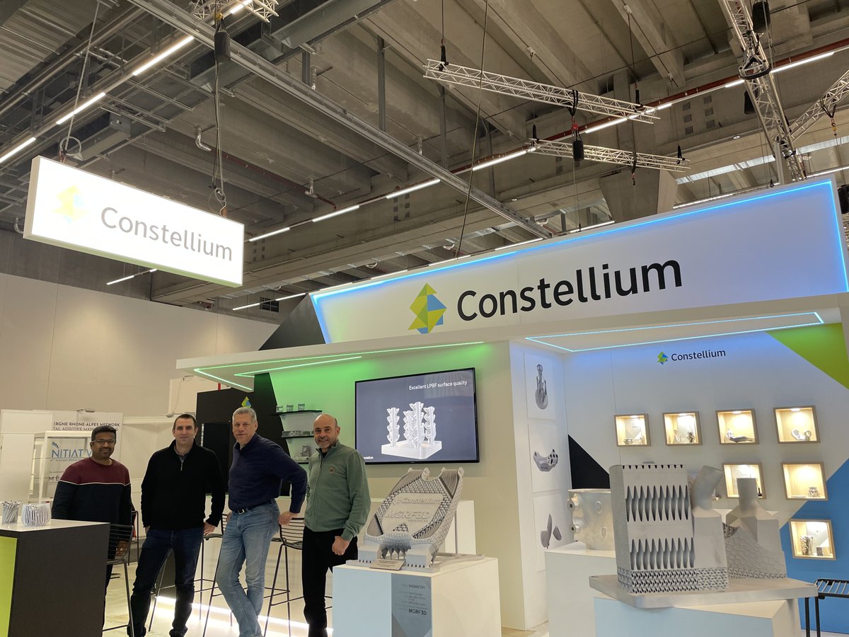 Visit Constellium at @FormNext_Expo this week in Frankfurt to meet our team and discover our high-performance #aluminium powders for #AdditiveManufacturing! 

#IdeasMaterialized #3Dprinting #innovation #FormNext