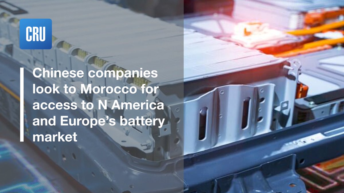 Investments by CNGR, LG Chem, and Huayou in Morocco represent a broader trend of Chinese companies seeking to establish a presence in the battery supply chain outside China. 🔋

Learn more: ow.ly/h1RO50Q4SQt

#InvestmentTrends #EVs #TradeAgreements
