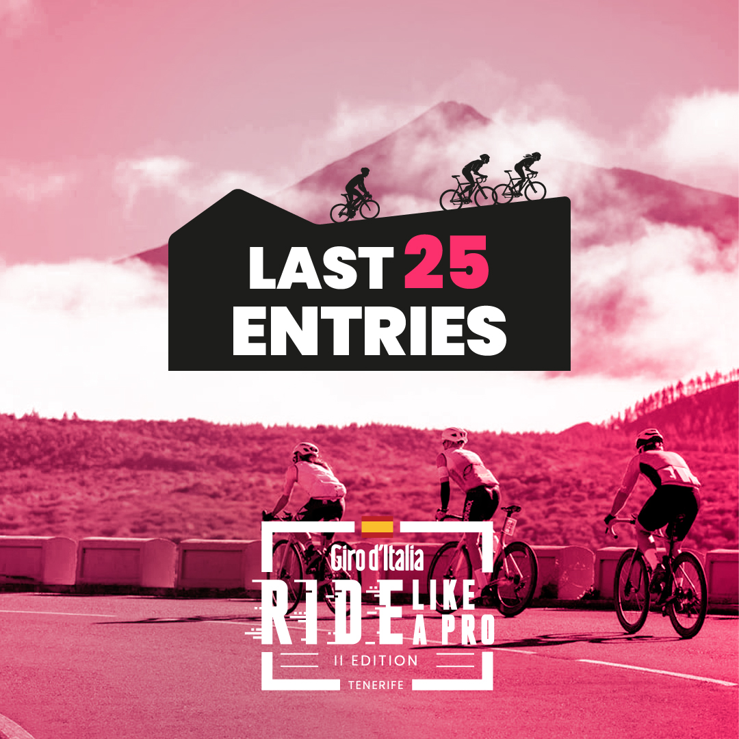 🇪🇸¡25 dorsales disponibles!😱
No dejes que te lo cuenten y apúntate ya 💕

2️⃣Etapas
📅18-19 noviembre
📍Tenerife
🔗giroridelikeaprospain.com
