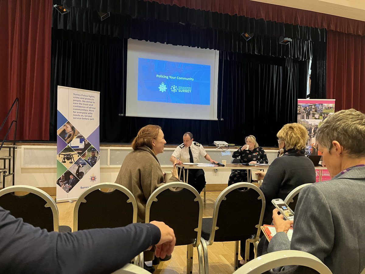 KieranPersand's tweet photo. It was great speaking to Surrey’s Police &amp; Crime Commissioner and Chief Constable, and Epsom &amp; Ewell’s Borough Commander last night - highlighting to them the key concerns residents have on crime and policing. https://t.co/dn3KrLvh2N
