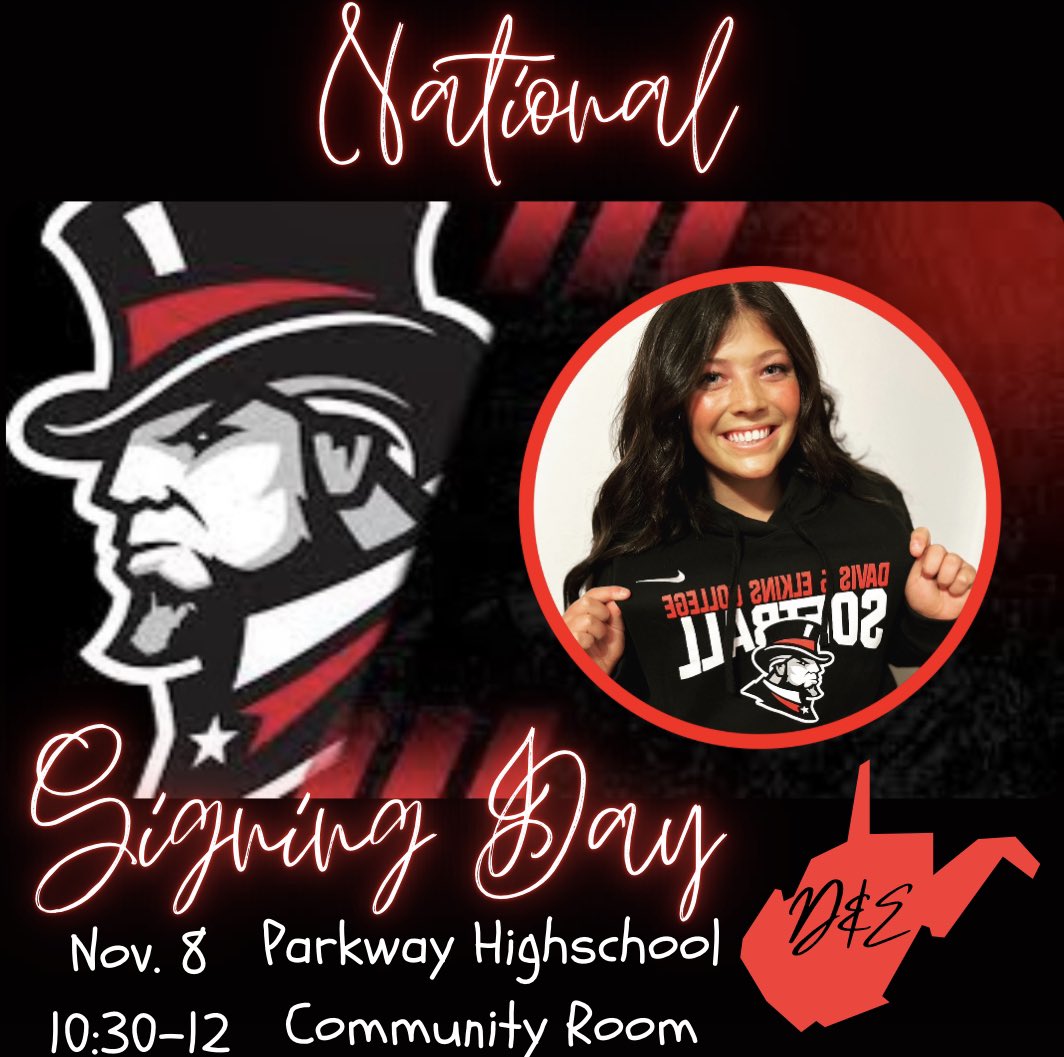 ❗️SIGNING DAY ❗️

Nov. 8 is the day I sign to officially become a Senator! I am so blessed to have had the opportunity to be able to reach my dream of playing college softball! Thank you to my parents, all my coaches and teammates! 

📍Parkway High School Community Room 10:30-12