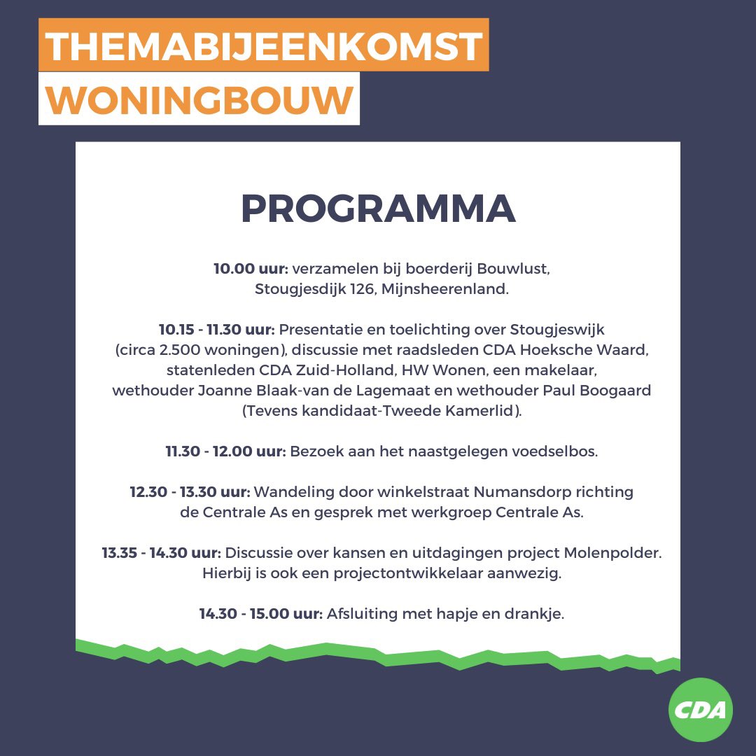 CDA Hoeksche Waard tweet media