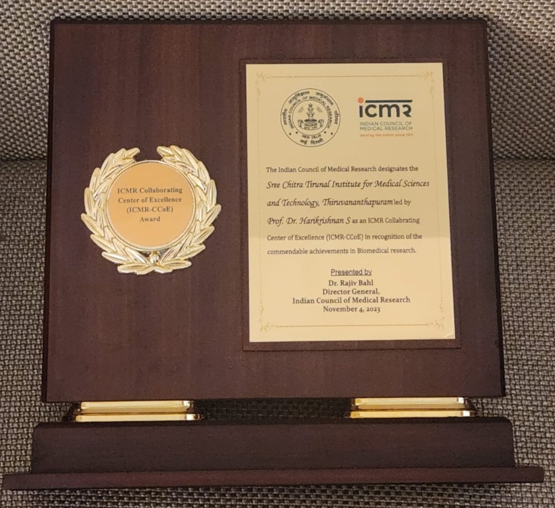jeemon79's tweet photo. ICMR recognition for SCTIMST as a  collaborating centre of excellence under the leadership of Prof. Harikrishnan S. He knows the way, goes the way, shows the way, facilitates the growth of his team. Congrats-team CARE-HF @sctimst_tvm @AbrahamSBabu @sct_hos_res @gesjay @NITIAayog https://t.co/1MRMARgpje
