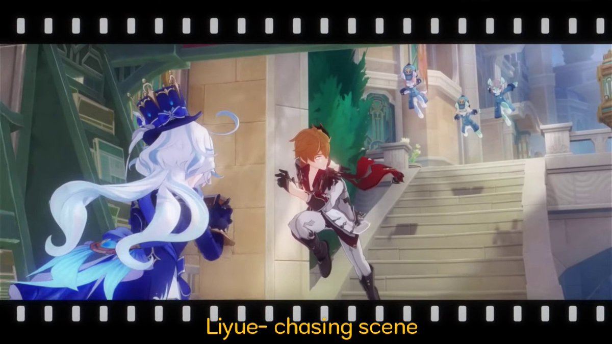 Silvermist_201's tweet photo. #Furina reenacting previous regions' important scenes of the Archons 😭 https://t.co/3D4eO3Q8lA