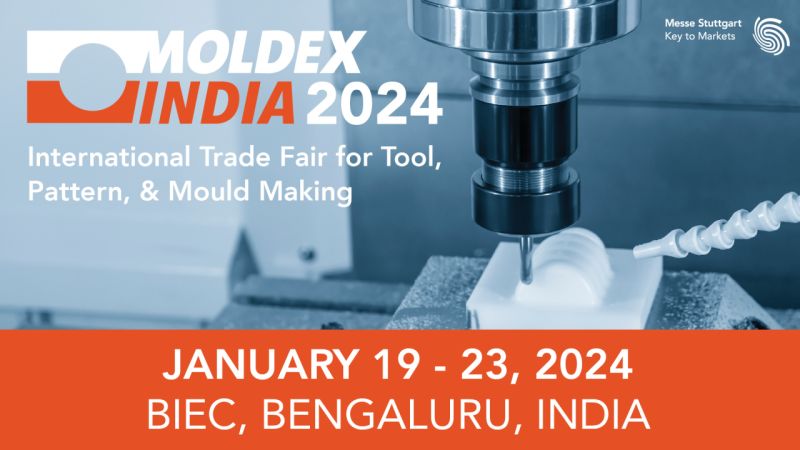 MOLDEX India makes it premier from 19 - 23 January 2024 in BIEC, Bengaluru, and parallel to IMTEX Forming, ToolTech, Digital Manufacturing, WeldExpo & FASTNEX. 
#exibica #exhibition #indiantradefare #expo #technologies #makeinindia