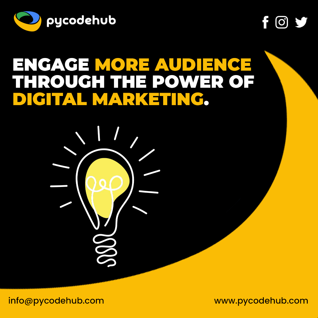 pycodehub's tweet image. Transforming businesses through the power of digital marketing. Engage, captivate and conquer your audience with our powerful strategies.
#pycodehub #itcompany #digitalmarketing #audienceengagement #digitaltransformation