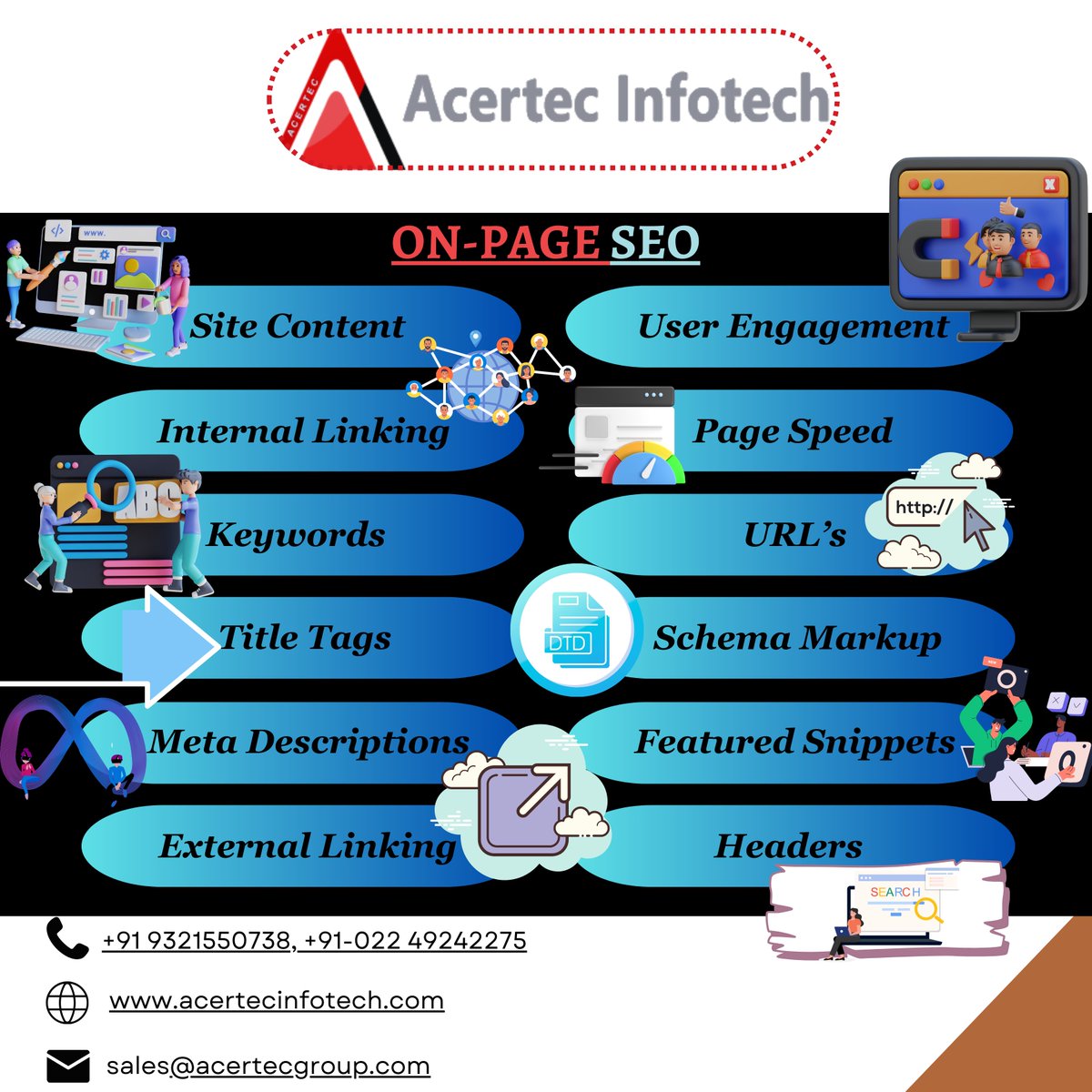 Acertecinfotech's tweet image. #instituteoftechnology #instituteoftechnicaleducation #infotech #infotechnology #softwaretesting  #softwaretester #informationtechnology #digitalmarketingservices #digitalmarketingagency #socialmediamarketing
#acertecinfotech #webdeveloper #webdesigners #it #acertecdigital