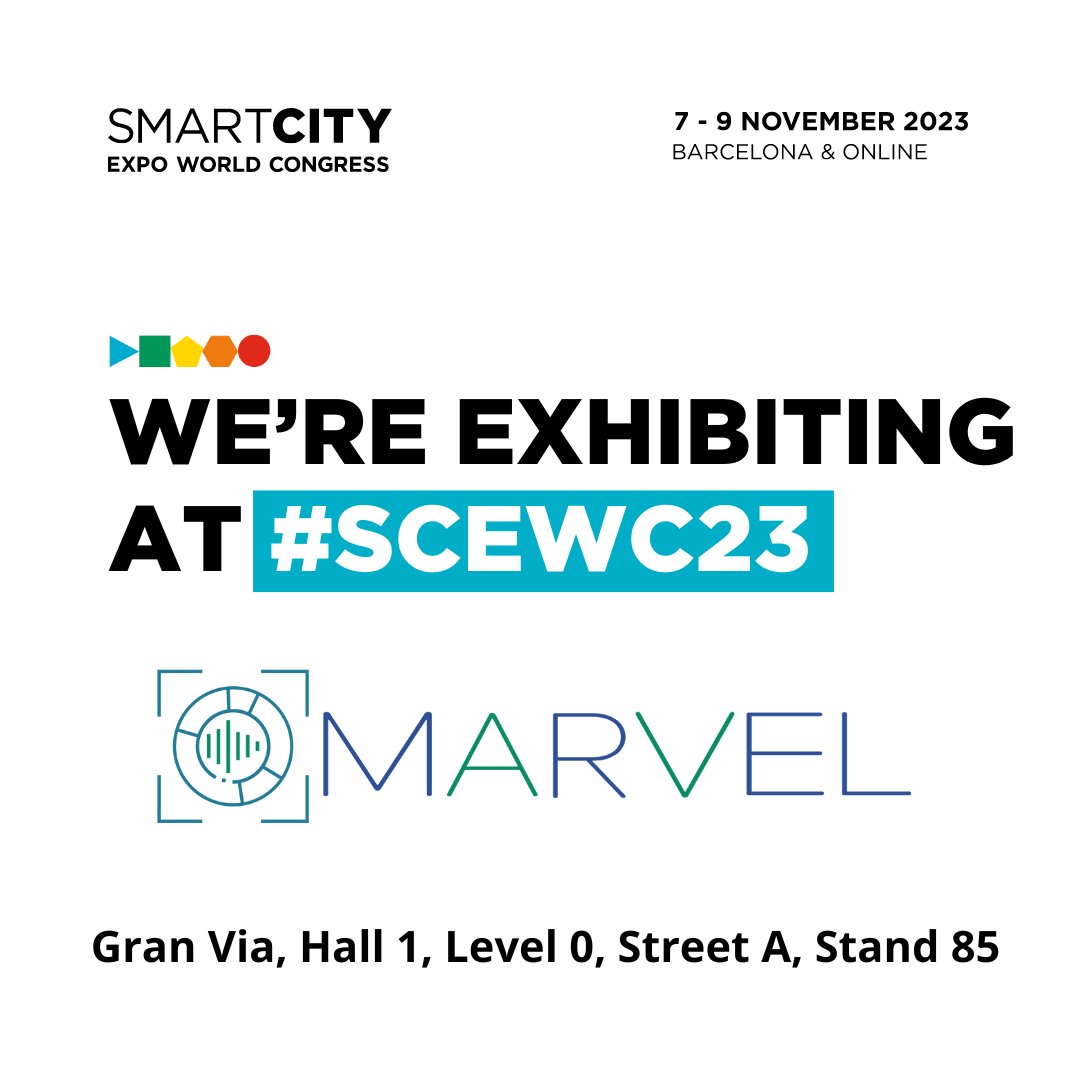 Today is the day! The #MARVELProject is live at <a href="/SmartCityexpo/">Smart City Expo World Congress</a>. See us at Gran Via, Hall 1, Level 0, Street A, Stand 85. #SCEWC23 #EmpoweringSmartCities