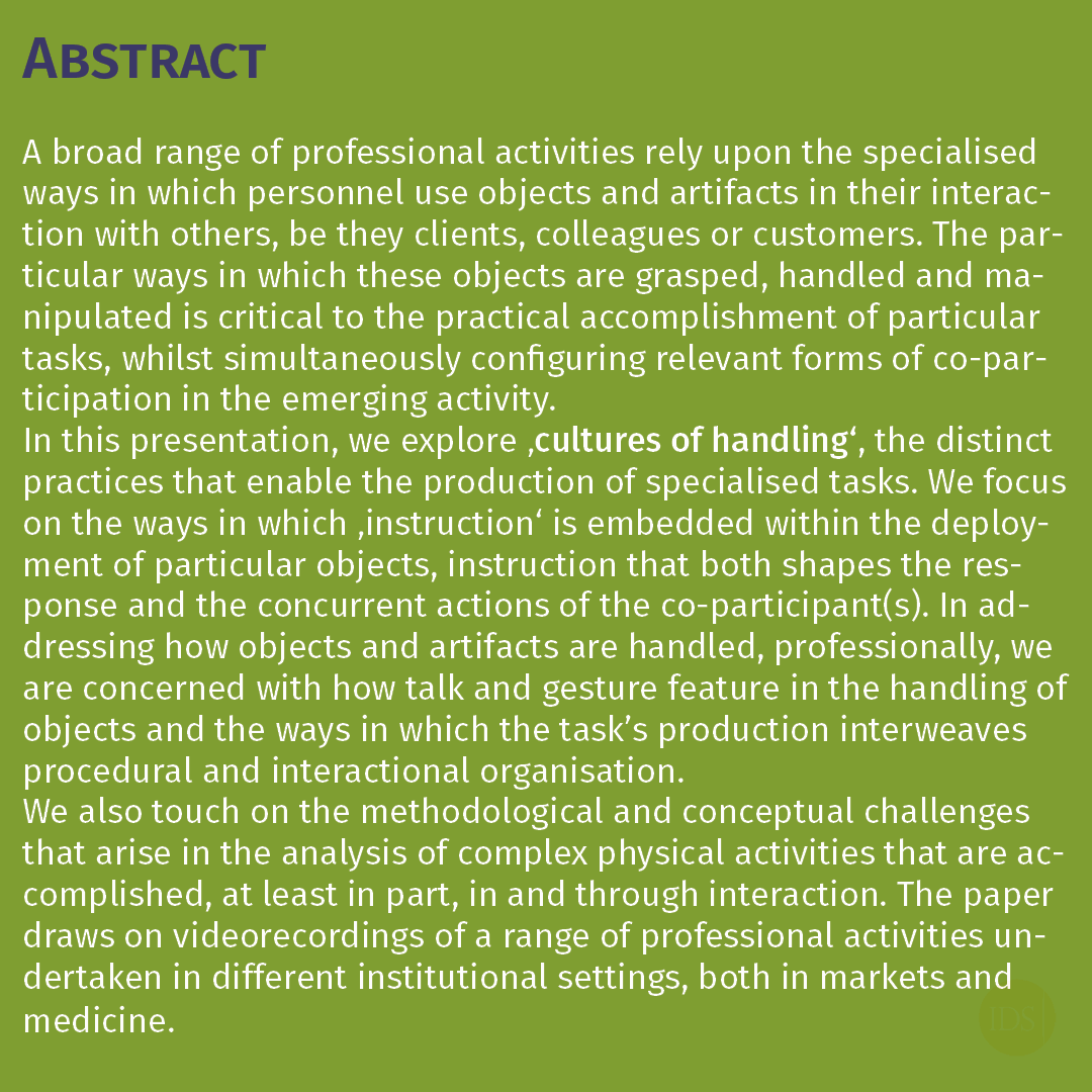 IDS_Mannheim's tweet photo. #Vortrag: Wir laden Sie am kommenden Donnerstag, 9.9., um 16 Uhr herzlich zum #EZS-Vortrag von Christian Heath über "Remarkable objects: transient encounters and fragmented engagement in museums and galleries" ins IDS ein! Die Stream-Teilnahme ist leider nicht möglich. https://t.co/mr2nwFpJQu