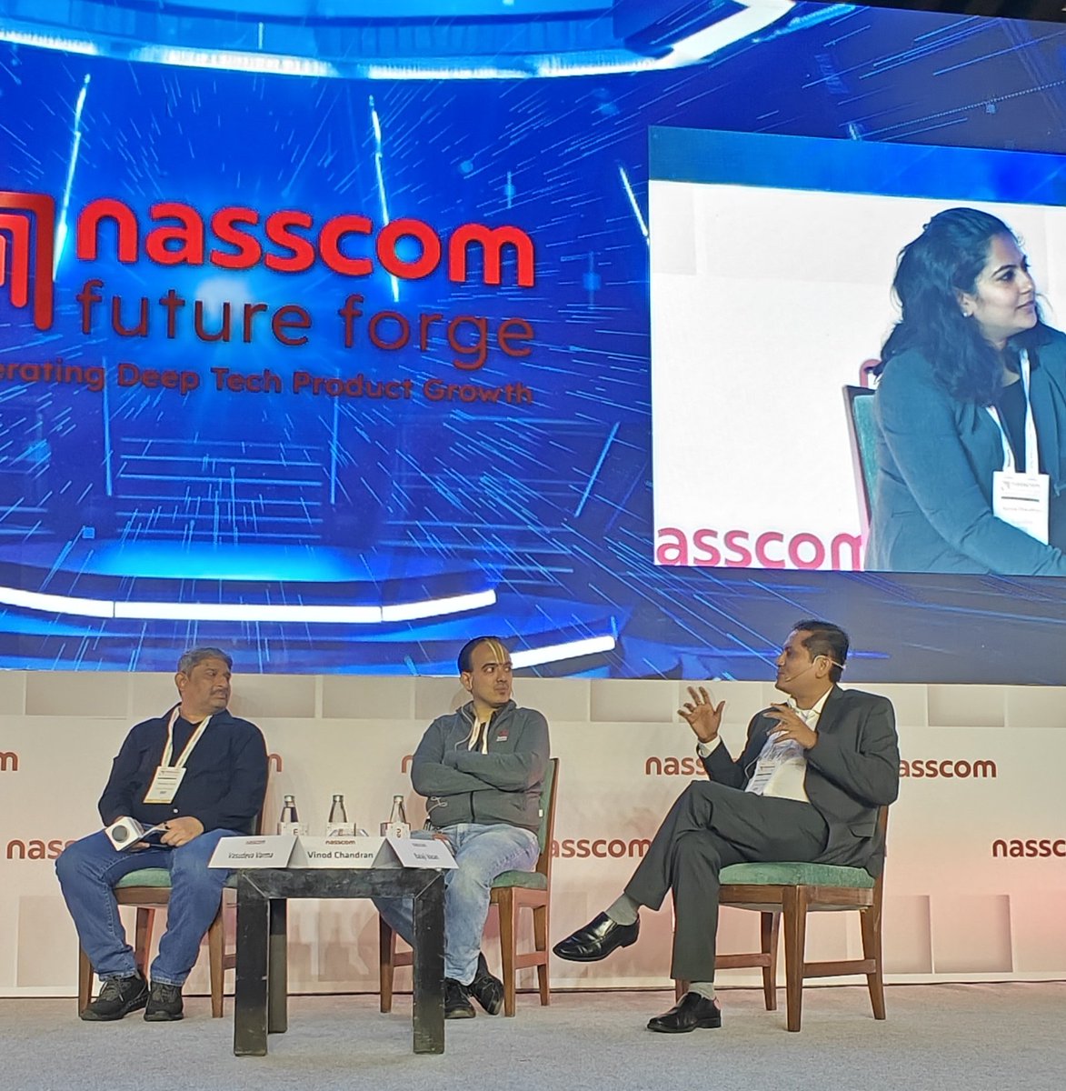 EY_GDSCareers's tweet photo. #Fairness and #transparency in #AI cannot be an after thought, says Vinod Chandran at #nasscom #futureforge2023. https://t.co/YkiFhpV910