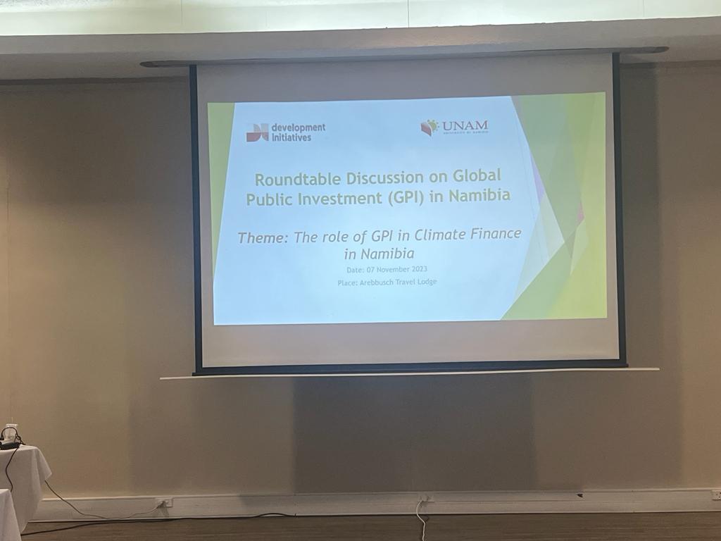 We are about to hold our last roundtable dialogue for the year on the relevance of GPI to Africa in Windhoek, Namibia. Organised by @IamUnivOfNam, we will be exploring solutions for better and additional money for public goods such as climate.