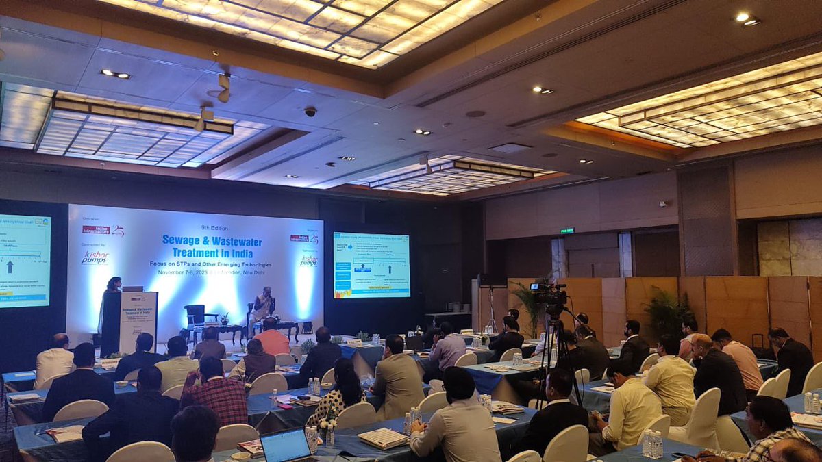 cleanganganmcg's tweet photo. While sharing the developments and infrastructure being built under #NMCG, he mentioned that the water sector is open to a lot of investment. Further he discussed about different initiatives being taken up such as #URMP’s , #RCA, #DGC’s. He also shared 5 key verticals of #NMCG. https://t.co/WDaTPgCwqc