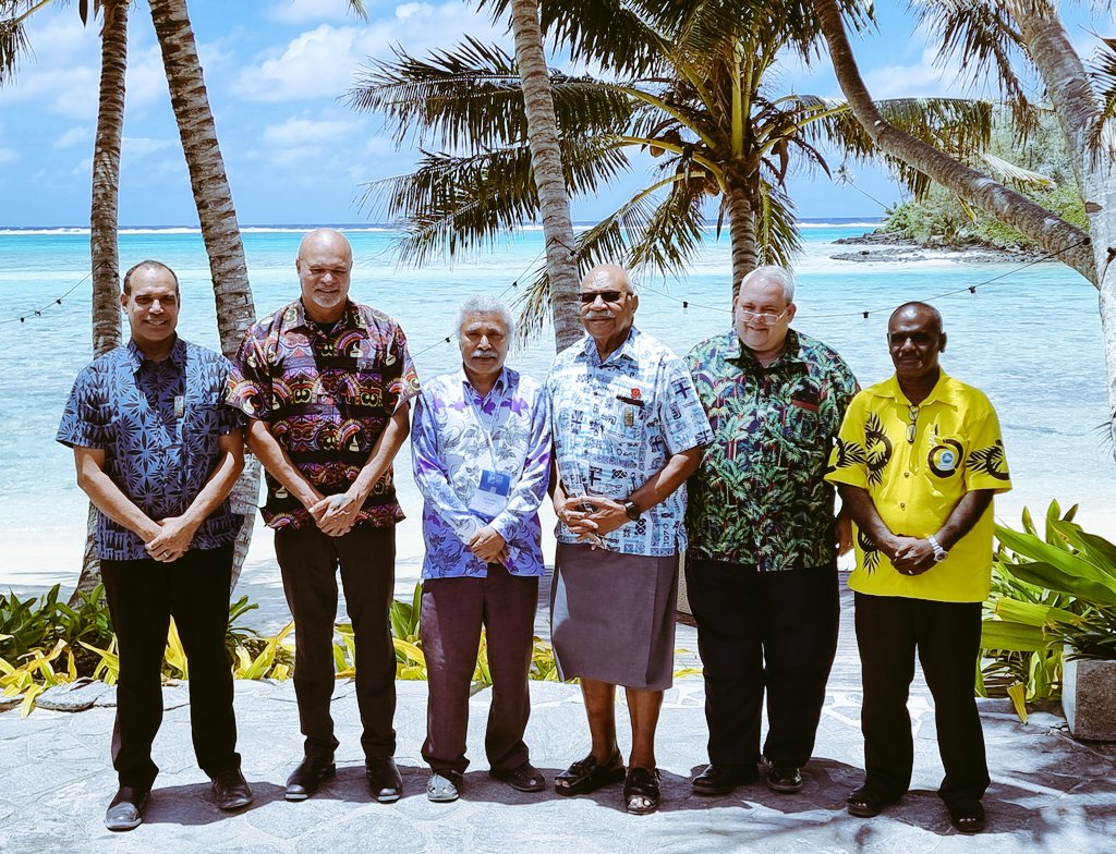 MSG Leaders caucas at the @NautilusResort, on margins of the #PIFLM52. 
#MSGSolidarity
#OurVoices 
#OurChoices 
#OurFuture