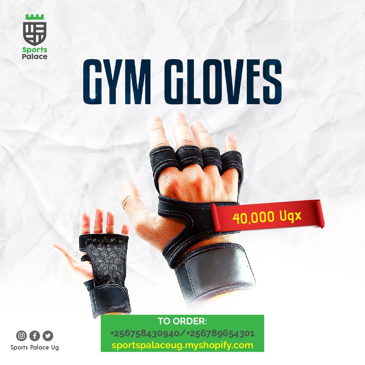 Elevate your workout game with premium Gym Gloves, now available on our Sports Page website. Get the perfect grip, protect your hands, and conquer your fitness goals. 💪🧤 
sportspalaceug.myshopify.com 

#BeMore #TrainSmart #FitnessEssentials