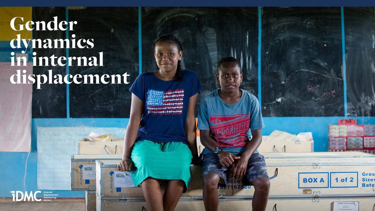 NEW REPORT: 35.8 million women and girls were living in #internaldisplacement at the end of 2022. Our latest report shows how #gender shapes a person’s displacement experience, the risks they face &amp; their ability to access support: tinyurl.com/bmmpykeh