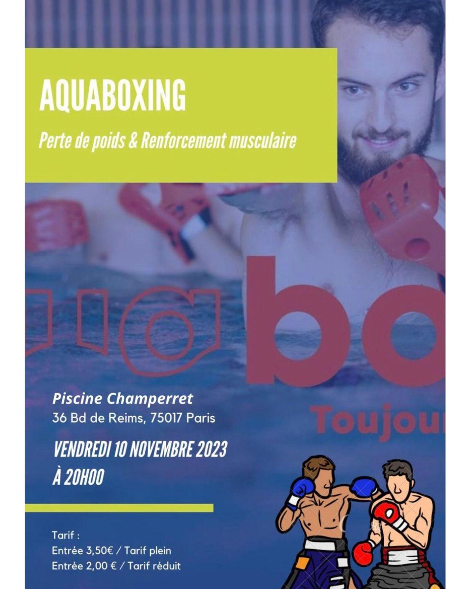 Piscine Champerret tweet media