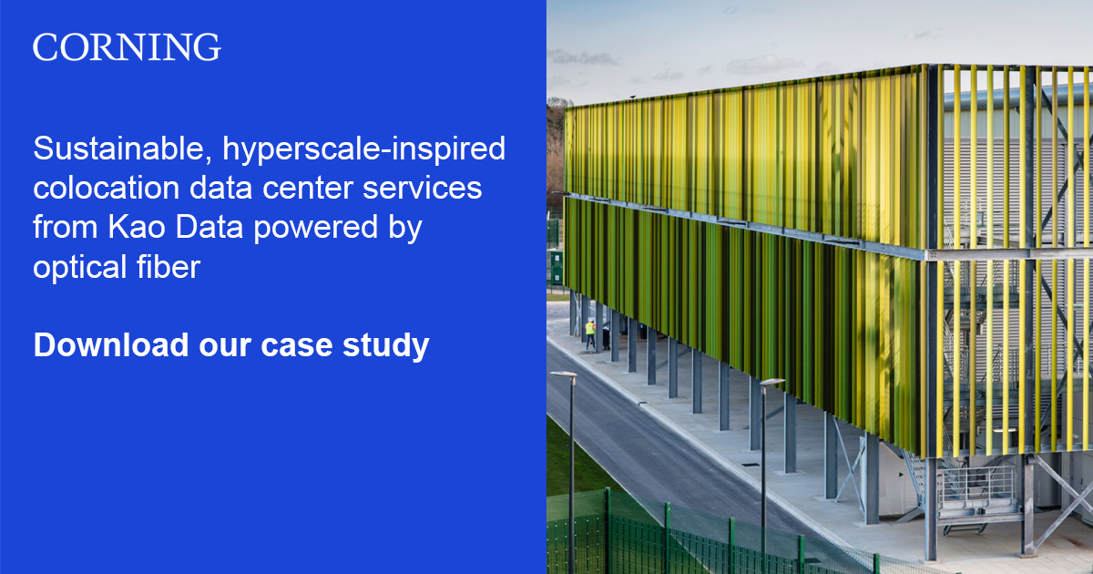 CorningOpComm's tweet image. Corning and Kao Data: 60 years of optical #network innovation, which now powers advanced computing with sustainable high-density data centers. Discover Kao Data’s journey:
ms.spr.ly/601194wh5
#fiberoptic #advancedcomputing