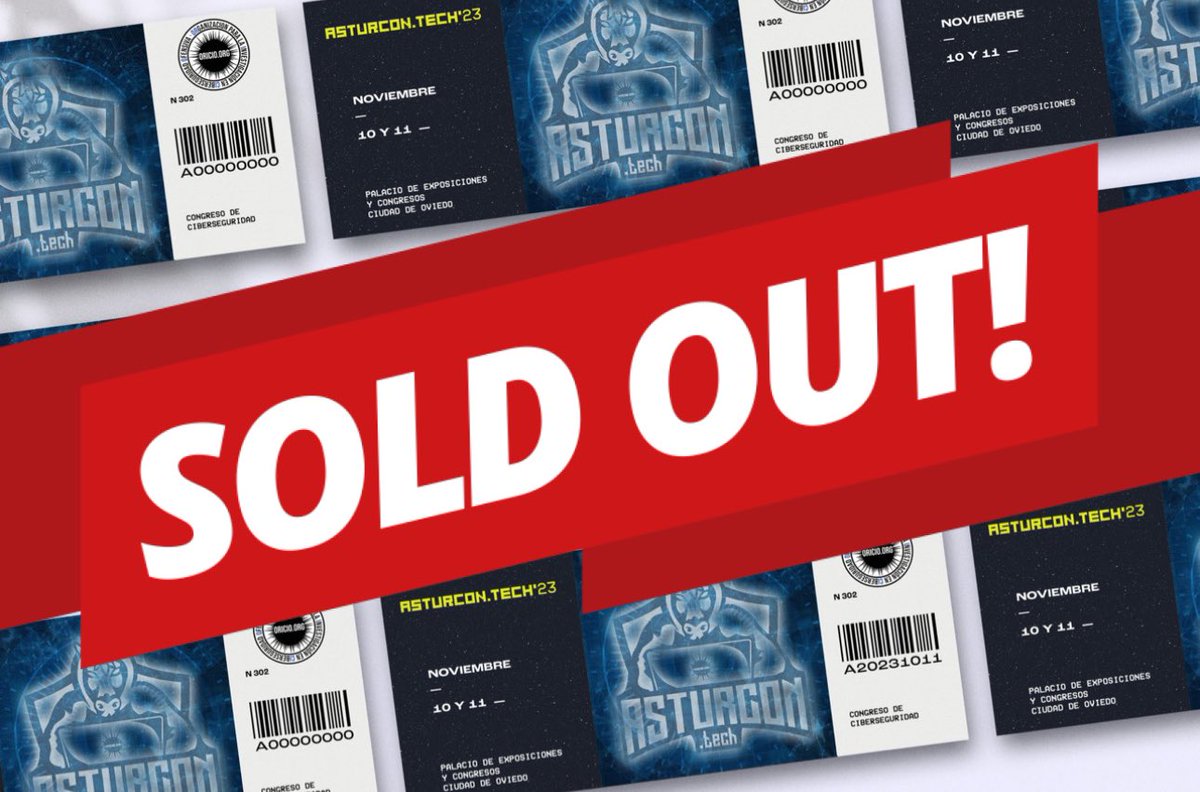AsturCONtech's tweet image. 🚨Colgamos el cartel de no hay entradas!🚨
Muchas gracias a todxs, nos vemos pronto!

ℹ️ Aun podéis adquirir entradas para los talleres lxs que tengáis entradas!

TRES días para #AsturCONTech23