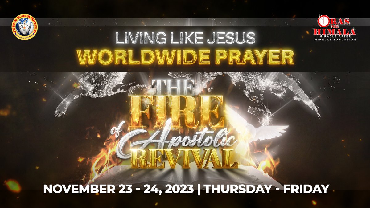 JIOSWMofficial's tweet photo. We are calling the attention of all the end time praying like Jesus generation! This is the event you must not miss in your lifetime. Because it is God who is calling us to be in one accord for the fulfillment of His perfect will. The greatest wave of apostolic revival is about to sweep this nation and the nations of the world. And the key is our corporate intense, unceasing, earnest, and prevailing prayers!
