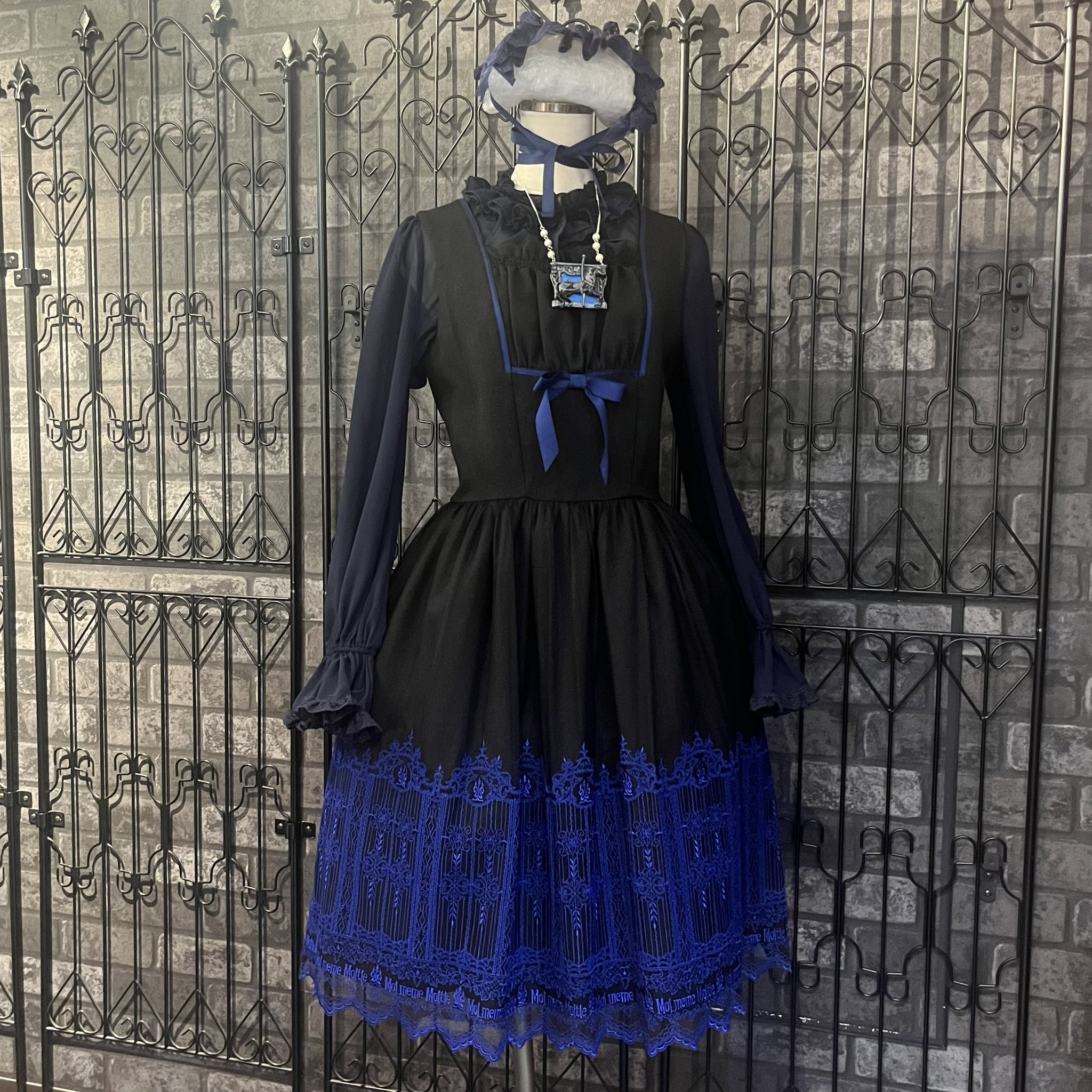 Moi-meme-Moitie 燭台エンブレムゲートジャンパースカート JSK-4_0cec2251-a8db-4f32-966b-