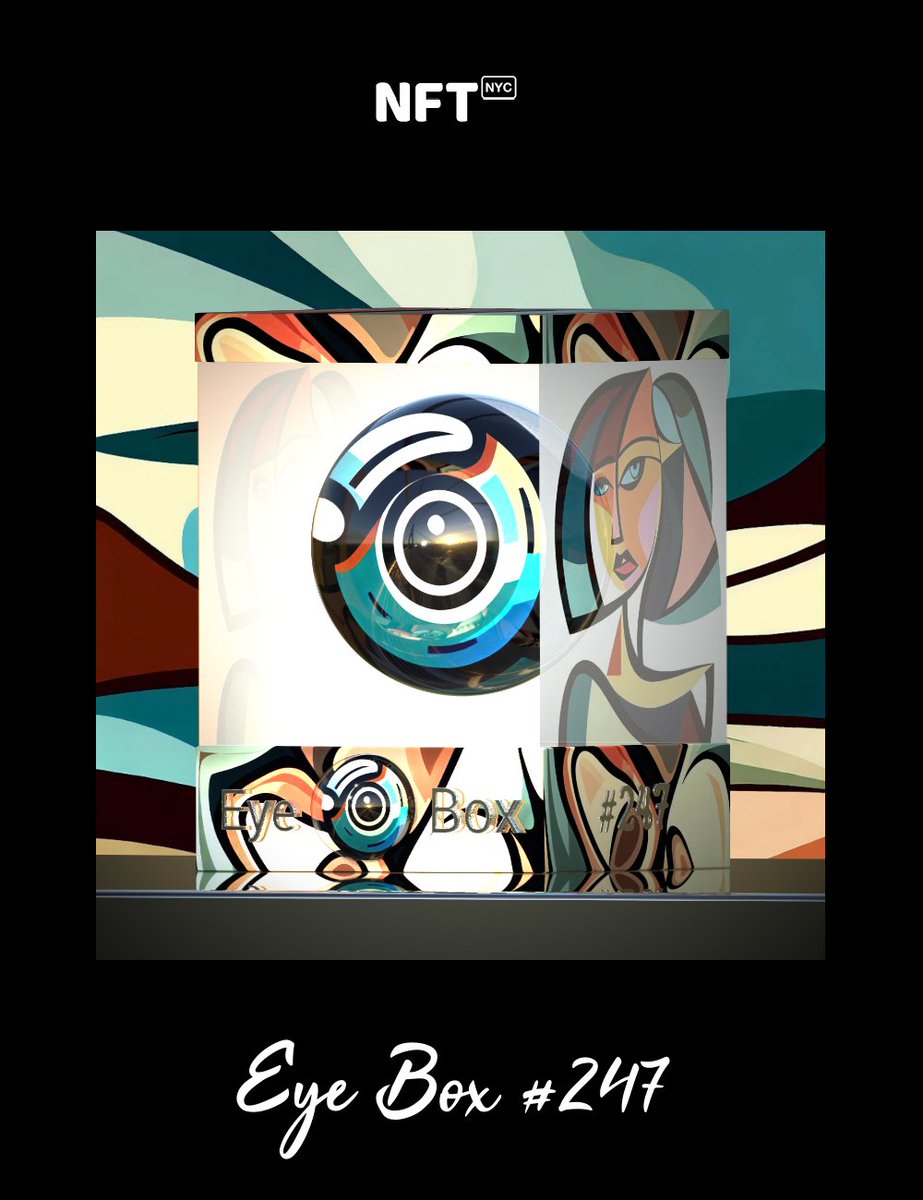 GM GM everyone ☀️

Still in the middle of moving and construction 👨‍🔧

Just a quick note to let you know that the #EyeBox collection has once again been selected to be exhibited at #NFTNYC 😍

Hope you're all well 😊

Have a wonderful Tuesday, my friends 🥰

#NFTs