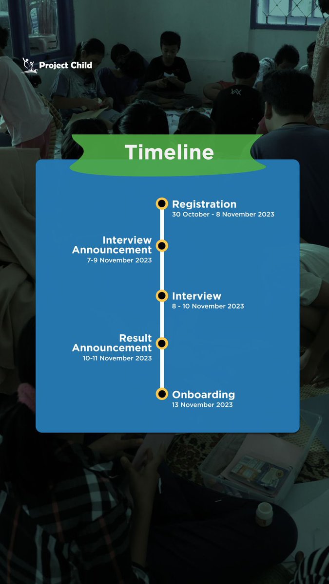 projectchildina's tweet photo. Halo kakak-kakak! 

Udah pada daftar program internship di PCI belum kak??🤔🤔

Untuk yang belum, kita perpanjang nih masa recruitmentnya sampai tanggal 8 November 2023. Jadi yang belum pada daftar buruan daftar ya, minci tunggu! https://t.co/S43lYW1oWZ