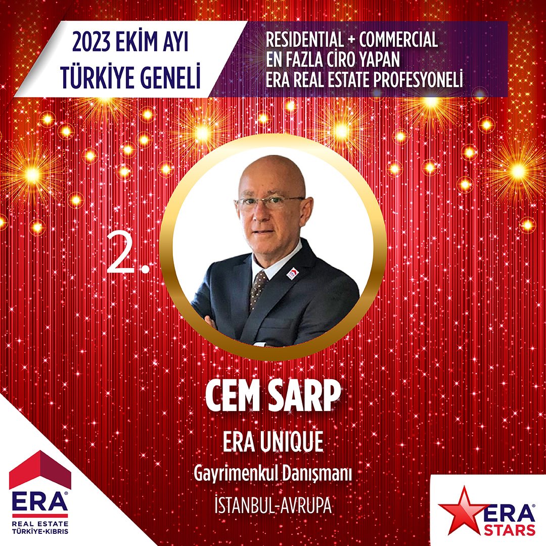 2023 Ekim Ayı Türkiye Geneli Residential + Commercial En Fazla Ciro Yapan Gayrimenkul Danışmanı ve Gayrimenkul Profesyoneli 2.liği 🏆💫
İyi ki @erauniquegayrimenkul 

Başarılarıma katkı sağlayan değerli müşterilerime ve dostlarıma sonsuz teşekkürler 🙏🙏