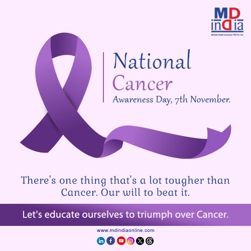 MdindiaTpa's tweet image. It is said that #Cancer is just a word, not a sentence. Let&apos;s all lead #healthy, #positive #lives, keep ourselves informed on its #risk factors, and also, do our bit in #eradicating the #stigma attached to it. #Awareness, we say, is half the #battle #won.
#NationalCancerAwareness