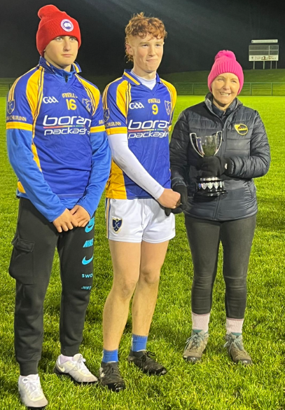 BallinkillenHC's tweet photo. Congratulations to our U15 team who had a great victory over Carlow town this evening to win the Div 2 Carlow County  Championship in the centre of excellence. It’s a fantastic achievement to do 2 in a row. Well done to all involved 🏆 https://t.co/oVm2VKmmdr